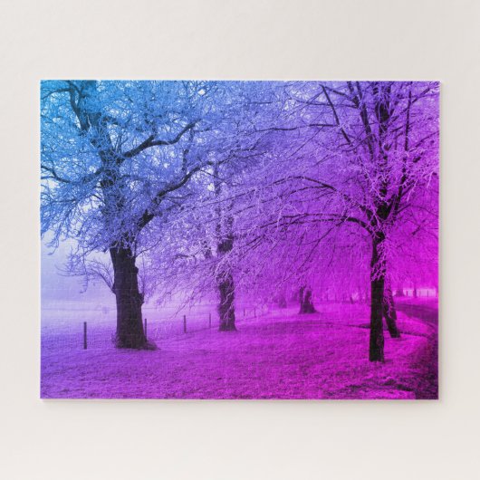 Frostiger Abend Puzzle (Horizontal)