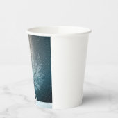 Frostiger Baum im Abend Pappbecher (Links)