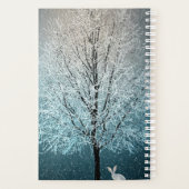 Frostiger Baum im Abend Planer (Rückseite)