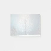 Frostiger Baum im Abend Post-it Klebezettel (Vorderseite)