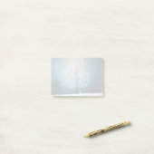 Frostiger Baum im Abend Post-it Klebezettel (Auf Schreibtisch)