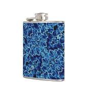 Frostiger blauer Efeu Cool Flachmann (Links)
