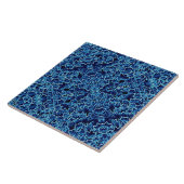 Frostiger blauer Efeu Cool Fliese (Seite)