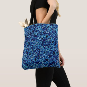 Frostiger blauer Efeu Cool Tasche