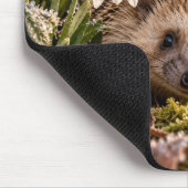 Frostiger Gartendesign mit Igel Mousepad (Ecke)