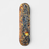 Frostiger Kürbispatch Skateboard (Vorne)