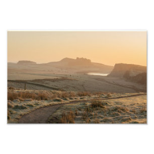 Frostiger Morgen am Steel Rigg Fotodruck