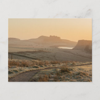 Frostiger Morgen am Steel Rigg Postkarte