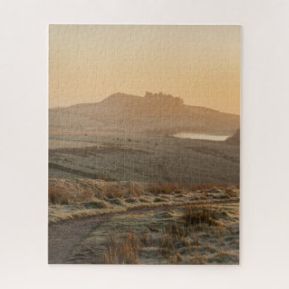 Frostiger Morgen am Steel Rigg Puzzle