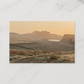 Frostiger Morgen am Steel Rigg Visitenkarte