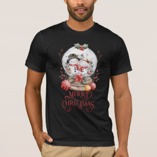 Frostiger Morgen Frohe Weihnachten T-Shirt