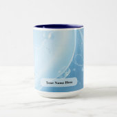 Frostiger Silberadernfluss Tasse (Zentrum)