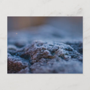 Frostiger Stein im Abend CC0298 Postkarte