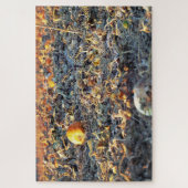 Frostiges Kürbisfeld Puzzle (Vertikal)