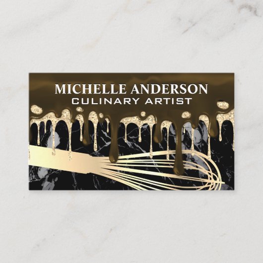 Frosting Drip Syrup | Whisk | Baking Visitenkarte (Vorderseite)