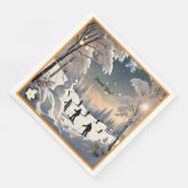 "Frostküss-Momente" Serviette (Ecke)