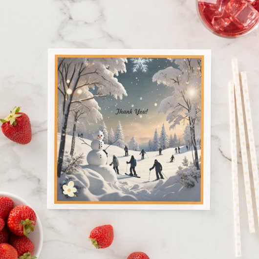 "Frostküss-Momente" Serviette (Beispiel)