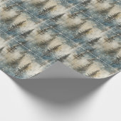 Frostküsste Branchen: Bezaubernder Winter Geschenkpapier (Ecke)