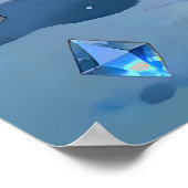 Frostmaker of a Moonlit Street – A Winter Portrait Poster (Ecke)