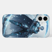 Frostmarkierter Krieger | Episches Anime  Case-Mate iPhone Hülle (Rückseite (Horizontal))