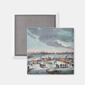 Frostmesse an der Themse in der Nähe des Tempels Magnet (Vorderseite/Rückseite)