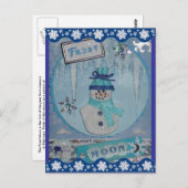 Frostmond-Postkarte Postkarte (Vorne/Hinten)