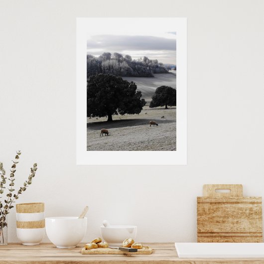 Frostmorgens Poster (Küche)