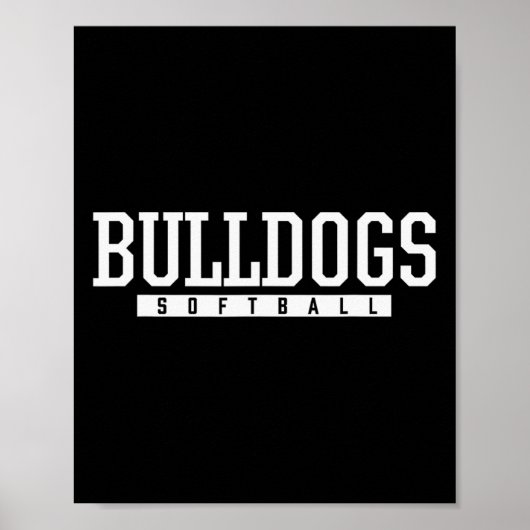 Frostproof Bulldogs Softll Hs Poster (Vorne)
