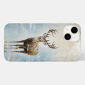 Frostwald Waldland Hirsch Case-Mate iPhone Hülle (Rückseite (Horizontal))
