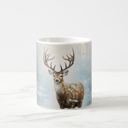 Frostwald Waldland Hirsch Kaffeetasse (Mittel)