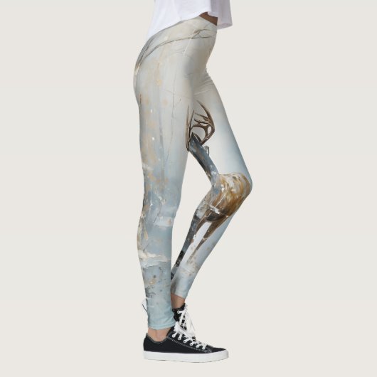 Frostwald Waldland Hirsch Leggings (Rechts)
