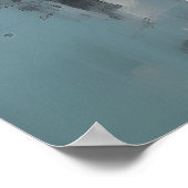 Frostwald Waldland Hirsch Poster (Ecke)