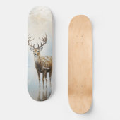 Frostwald Waldland Hirsch Skateboard (Vorderseite)