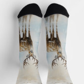 Frostwald Waldland Hirsch Socken (Oben)
