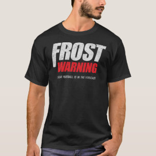 Frostwarnung (Schwarz), ein Nebraska-Fußball-T - S T-Shirt