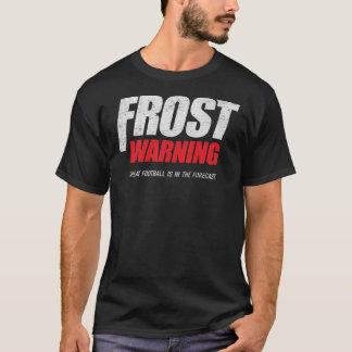 Frostwarnung (Schwarz), ein Nebraska-Fußball-T - S T-Shirt