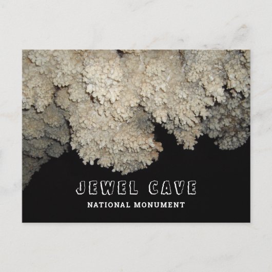 Frostwork-Covered Popcorn, Jewel Cave, SD Postkarte (Vorderseite)