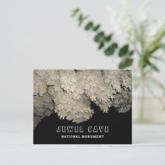 Frostwork-Covered Popcorn, Jewel Cave, SD Postkarte (Stehend Vorderseite)