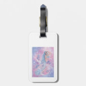 Frosty betta mermaid Gepäckmarke von Renee Gepäckanhänger (Rückseite vertikal)