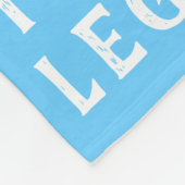 Frosty Blue Gamer Video Game Personalisiert Kids Fleecedecke (Ecke)