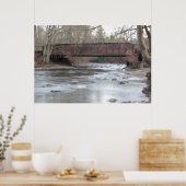 Frosty Bridge Poster (Küche)