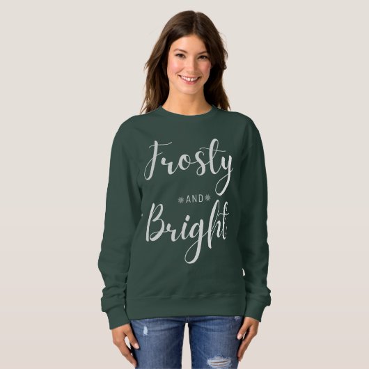Frosty & Bright Christmas Sweatshirt (Vorne ganz)