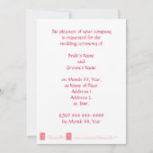 Frosty Candy Cane Weihnachtsaufenthalte Einladung (Rückseite)