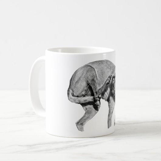 Frosty Dawn Rascal Kaffeetasse (Vorderseite Links)