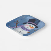 Frosty der Schneemann Weihnachtsfeier Pappteller (Gewinkelt)