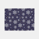 Frosty Elegance Fleecedecke (Vorderseite (Horizontal))