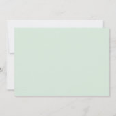 Frosty Evergreen Christmas Nature Foto Dankeskarte (Rückseite)