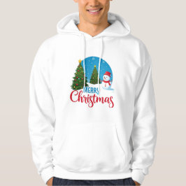 "Frosty Family: Light Blue Winter Wonderland Desig Hoodie