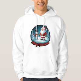 "Frosty Festivals: Christmas Wonderland Fashion" Hoodie
