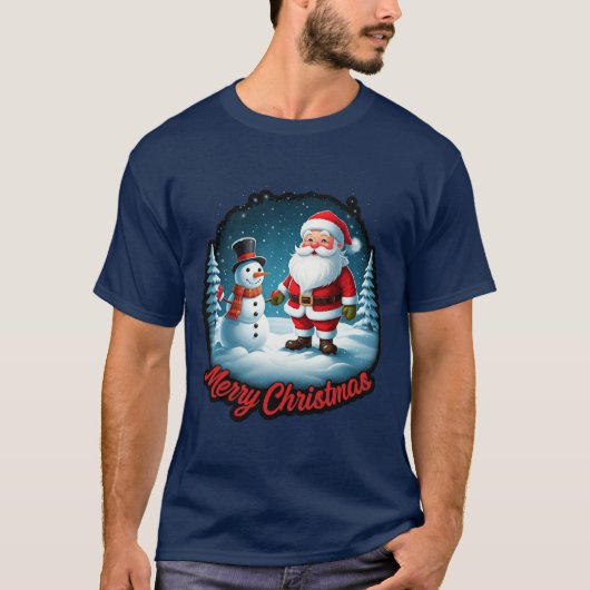 "Frosty Festivals: Christmas Wonderland Fashion" T-Shirt (Vorderseite)